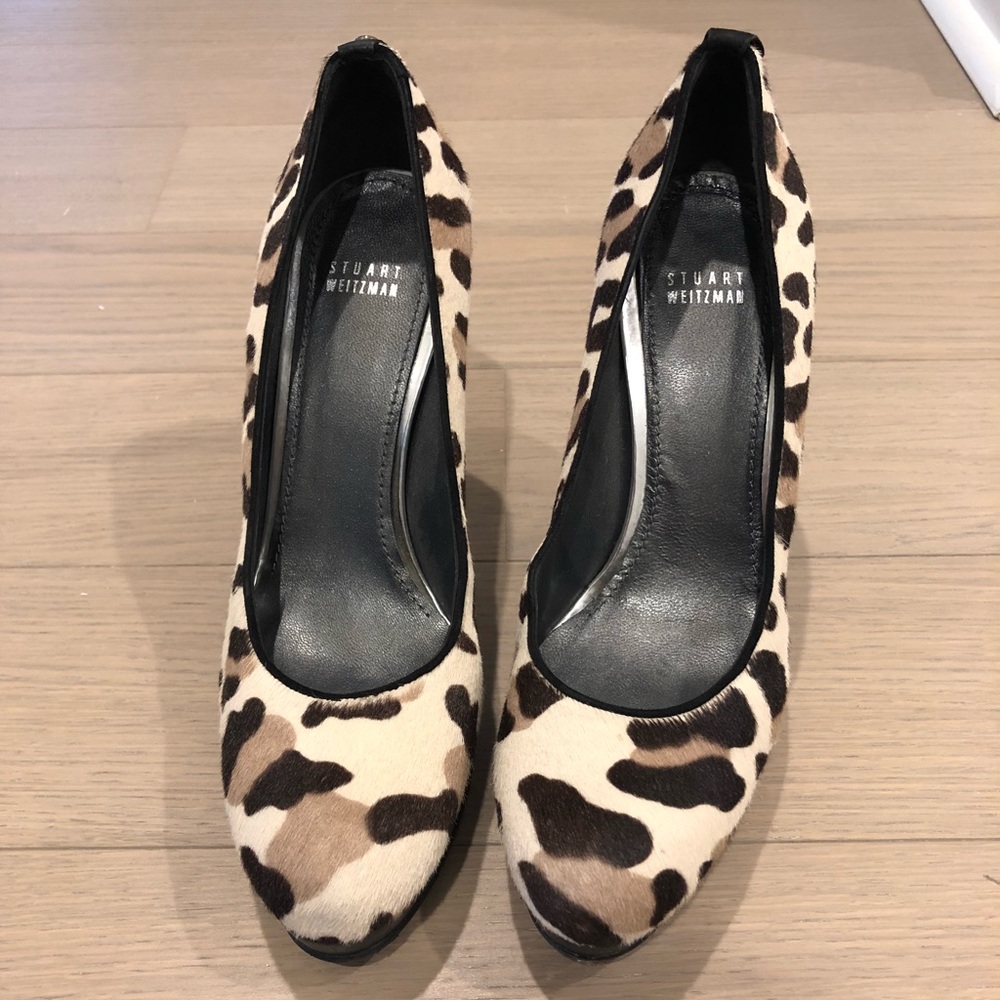 Stuart Weitzman Animal print calf hair pumps